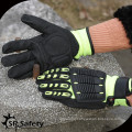 SRSAFETY TPR sewing on back smash-proof hand protection work glove